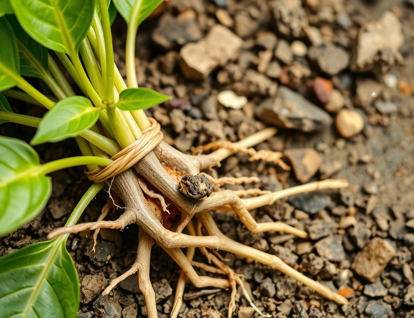 Ashwagandha plant in natural setting